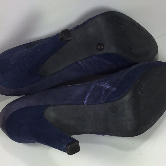 Jessica Simpson Platform Stiletto Blue Heels Almond Toe Size 10 - Picture 8 of 9